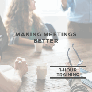 Making Meetings Better